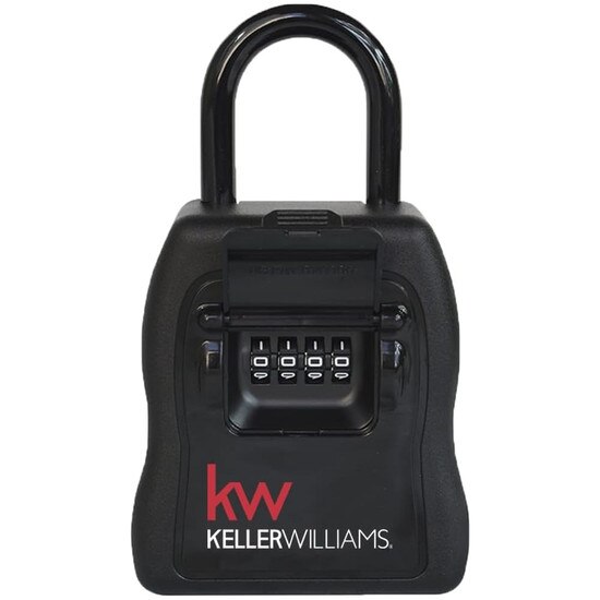 Keller Williams Branded Lockbox VaultLOCKS® 5000|MFS Supply Front with Keller Williams Logo